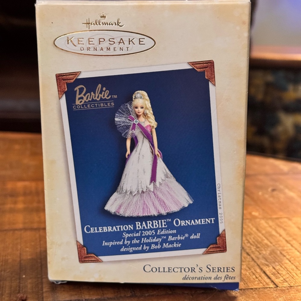 Christmas ornament Barbie collectables